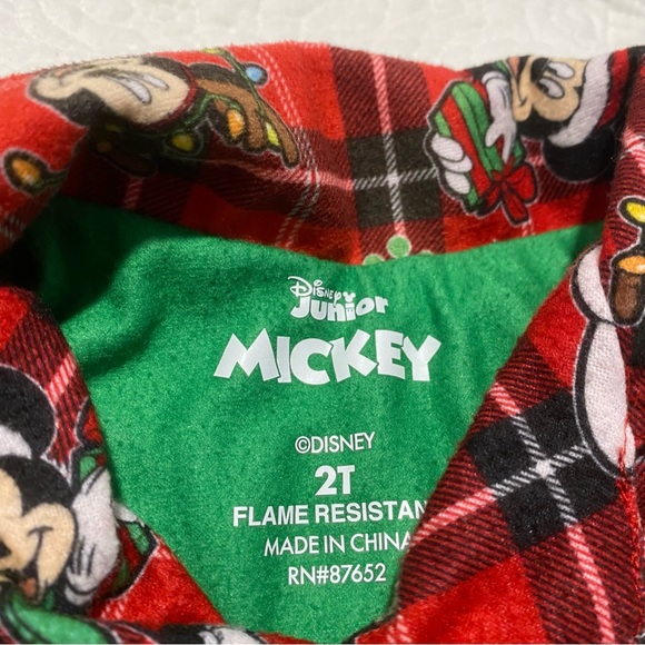 Christmas Pajama Set Mickey Mouse and Santa - Picture 2 of 11